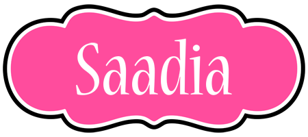 Saadia invitation logo