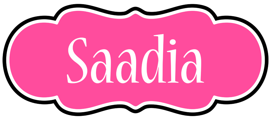Saadia invitation logo