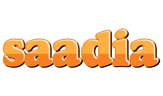 Saadia orange logo