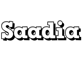 Saadia snowing logo