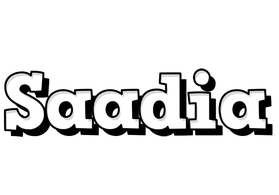 Saadia snowing logo