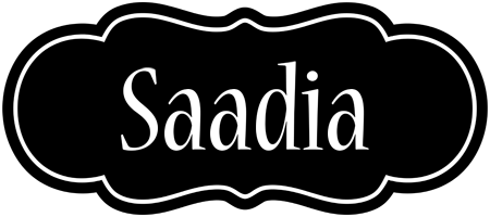 Saadia welcome logo