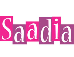 Saadia whine logo