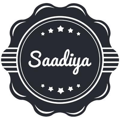 Saadiya badge logo