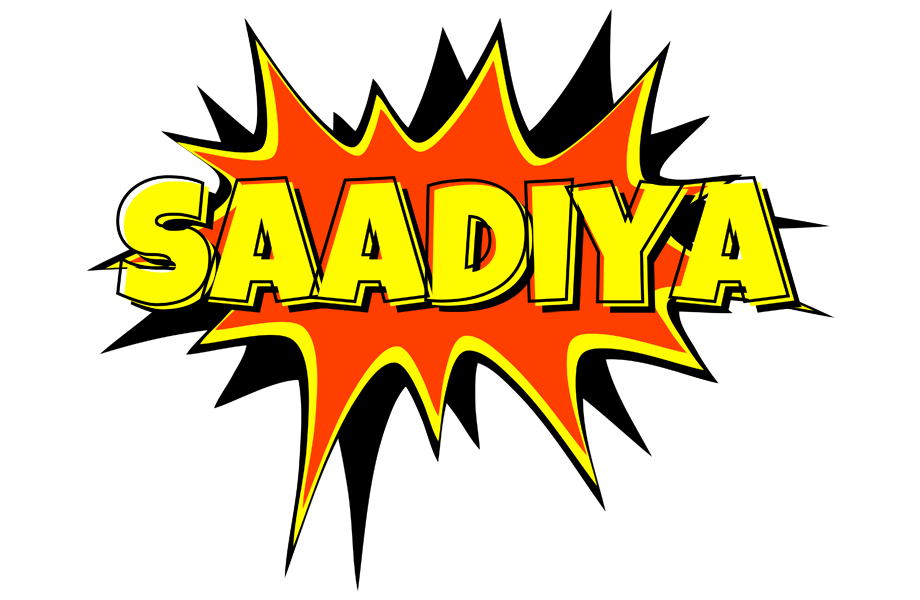 Saadiya bazinga logo