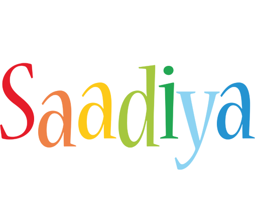 Saadiya birthday logo
