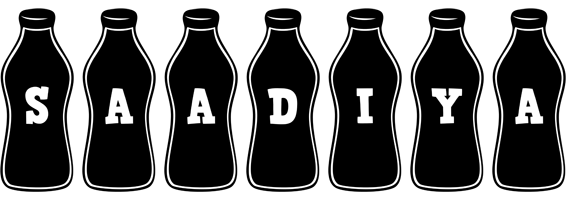 Saadiya bottle logo