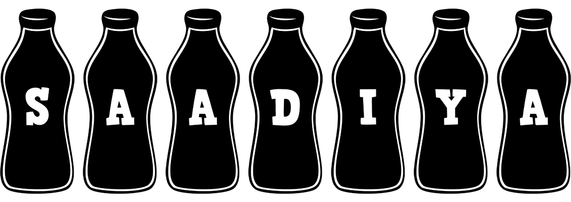 Saadiya bottle logo