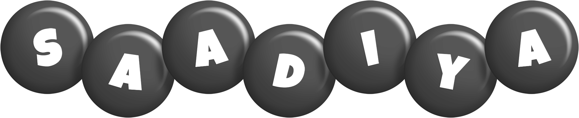 Saadiya candy-black logo