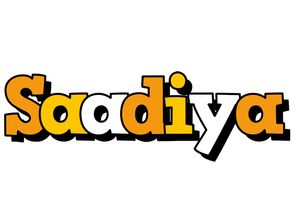 Saadiya cartoon logo
