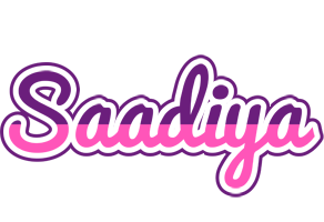 Saadiya cheerful logo