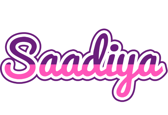 Saadiya cheerful logo