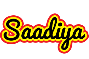 Saadiya flaming logo