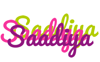 Saadiya flowers logo