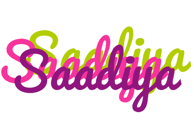 Saadiya flowers logo