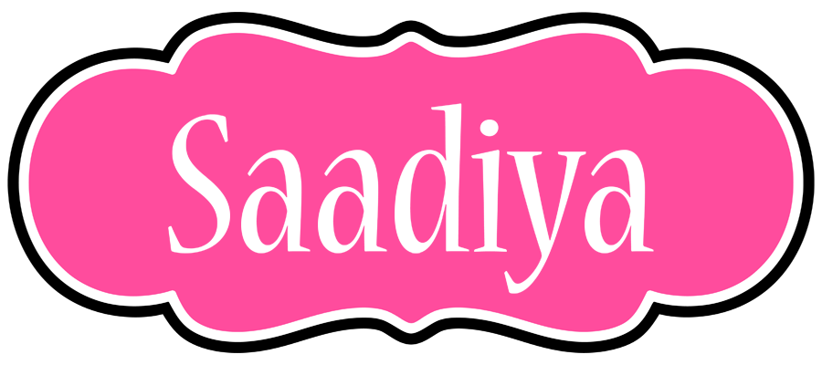 Saadiya invitation logo