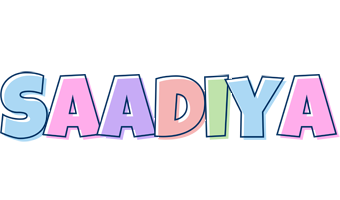 Saadiya pastel logo