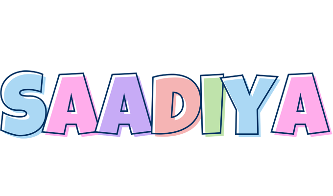 Saadiya pastel logo
