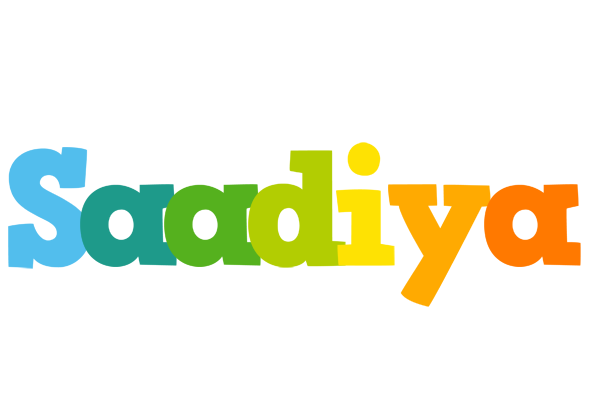 Saadiya rainbows logo