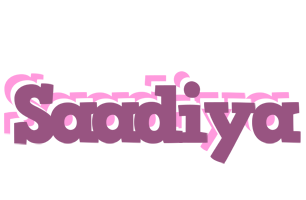 Saadiya relaxing logo