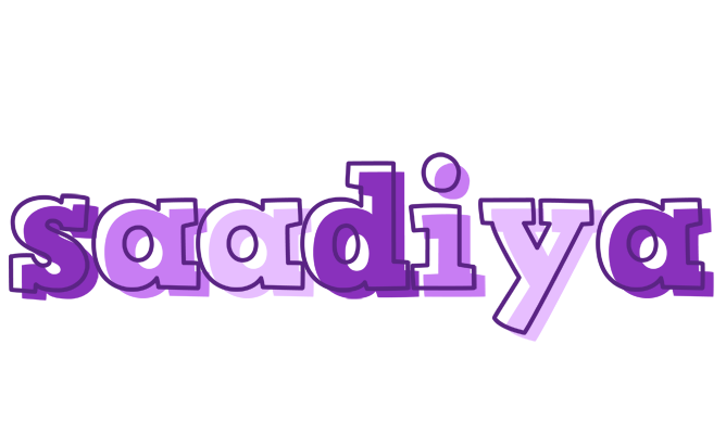 Saadiya sensual logo