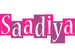 Saadiya whine logo