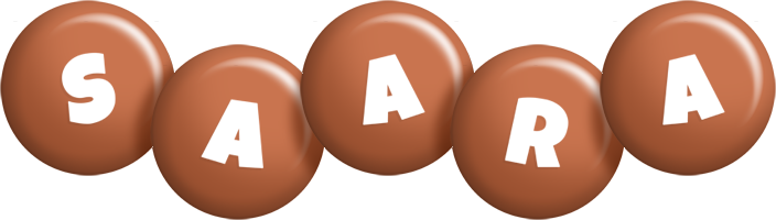 Saara candy-brown logo