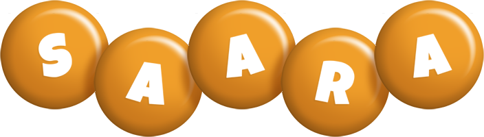 Saara candy-orange logo