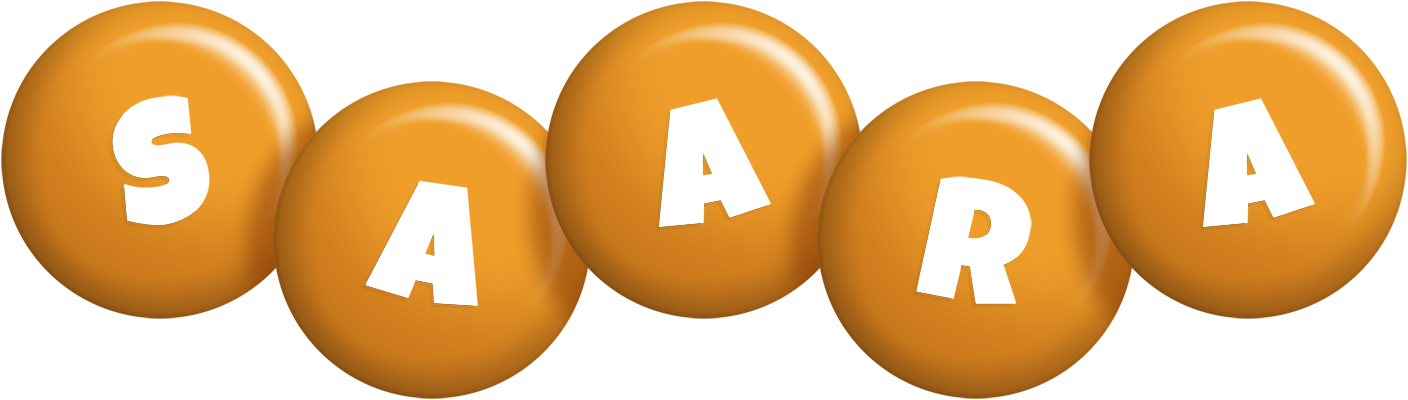Saara candy-orange logo