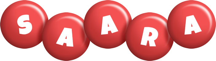 Saara candy-red logo