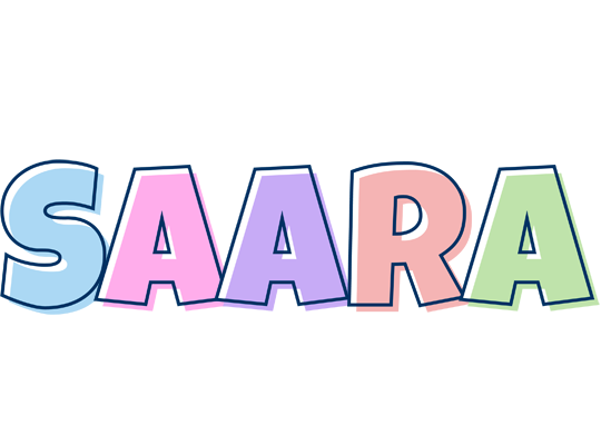 Saara pastel logo