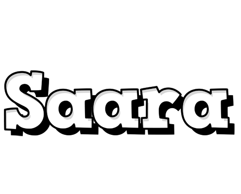 Saara snowing logo