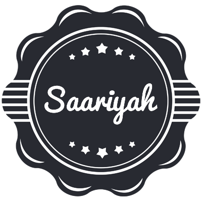 Saariyah badge logo