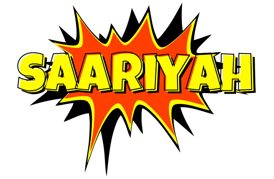 Saariyah bazinga logo