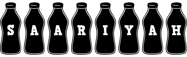 Saariyah bottle logo