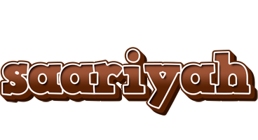 Saariyah brownie logo
