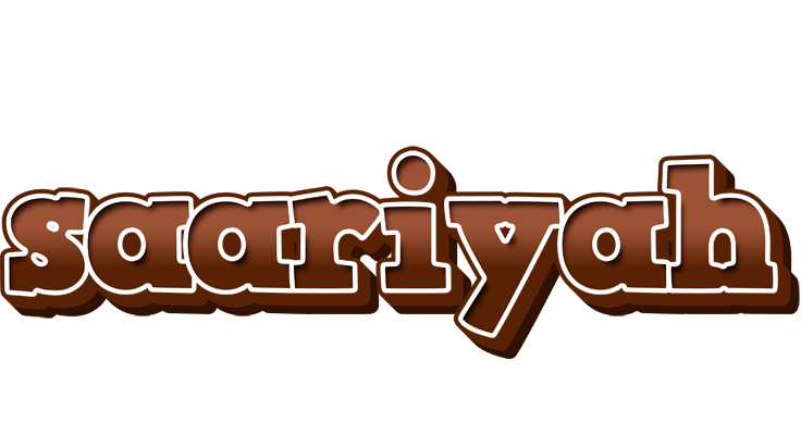Saariyah brownie logo