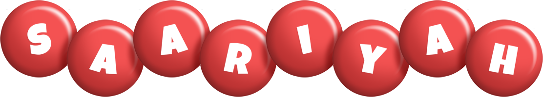 Saariyah candy-red logo