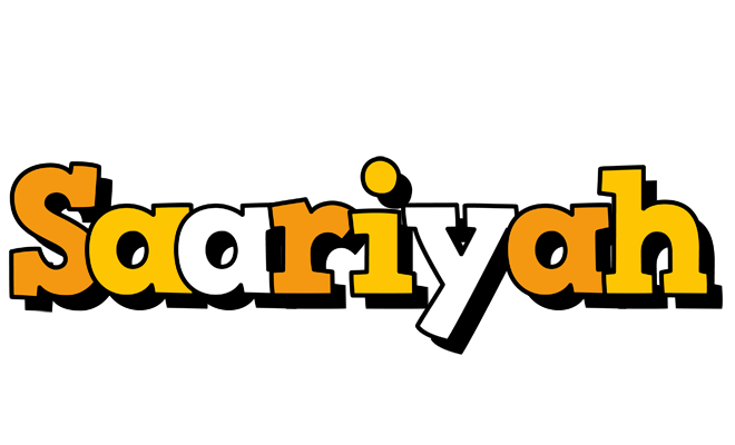 Saariyah cartoon logo