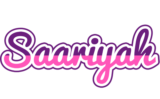 Saariyah cheerful logo