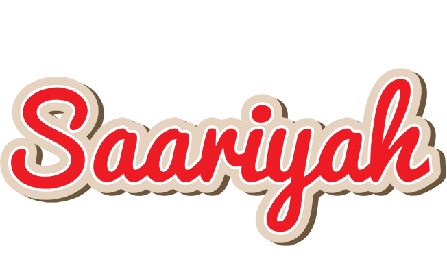 Saariyah chocolate logo