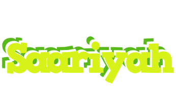 Saariyah citrus logo