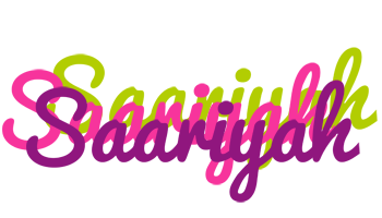 Saariyah flowers logo