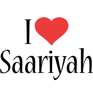 Saariyah i-love logo