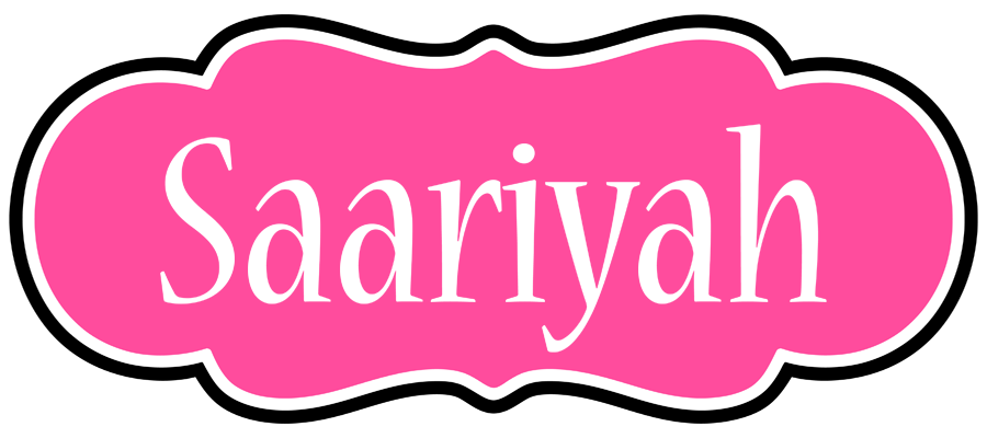 Saariyah invitation logo