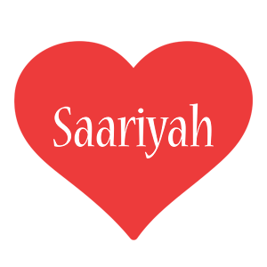 Saariyah love logo