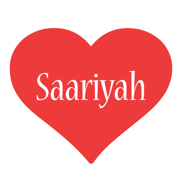 Saariyah love logo