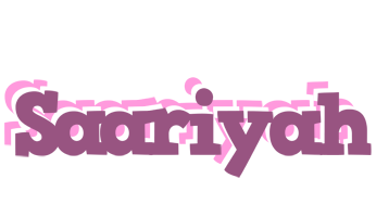 Saariyah relaxing logo