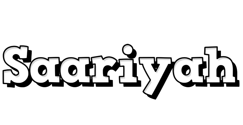 Saariyah snowing logo