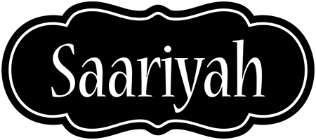 Saariyah welcome logo